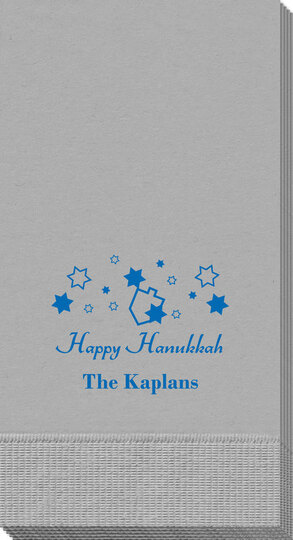Happy Hanukkah Guest Towels